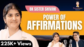 bkshivani  How affirmations and positive thoughts change your life with Rajan Navani  TRP 1 [upl. by Magee]