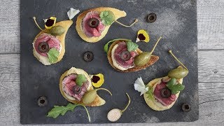 Vitello Tonnato revisité┃Recette du Chef Cyril RouquetPrévost [upl. by Ursola948]