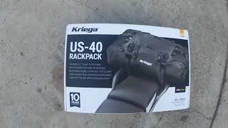 Kriega US40 Rackpack Quick Overview [upl. by Halullat]