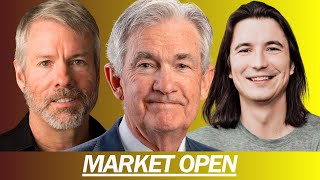 NEW PALANTIR PRESS RELEASE MICHAEL SAYLOR WANTS 42B OF BITCOIN ROBINHOOD DOWN 15  MARKET OPEN [upl. by Trygve]