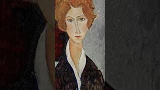 a1951 Amedeo Modigliani Italian 18841920 shorts art painting classical publicdomain [upl. by Barnebas]