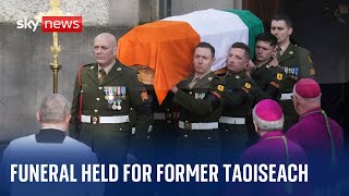 Irish leaders pay respects as former taoiseach John Bruton is laid to rest at state funeral [upl. by Fiske]