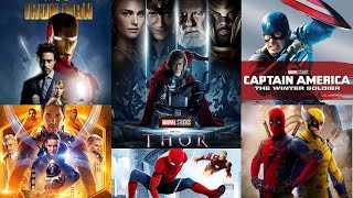 ALL MARVEL MOVIES IN RELEASE ORDER [upl. by Sirrad]