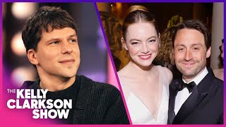 Jesse Eisenberg Explains How Emma Stone Saved A Real Pain [upl. by Ibbor]