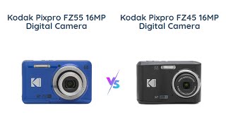 KODAK PIXPRO FZ55BL vs FZ45BK Digital Camera Comparison 📷🔍🎥 [upl. by Duffie]