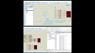 7Segment Display Microcontroller Programming with CodeVision and Simulation in Proteus [upl. by Laurent]