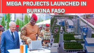 BURKINA FASAES President Ibrahim Traore Launches Two New Mega Projects africa news [upl. by Haidadej853]