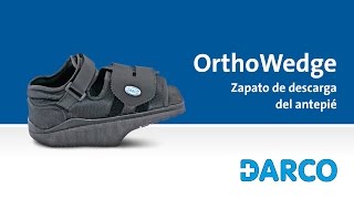 OrthoWedge Zapato de descarga del antepié [upl. by Esej]