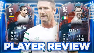 FIFA 22 DIE IRISCHE MASCHINE ROBBIE KEANE HERO PLAYER REVIEW ft CORDOBA HERO [upl. by Lantz873]