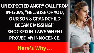 【Compilation】Unexpected Angry Call from InLawsquotBecause of YouOur Son amp Grandchild Became Missing [upl. by Lovel]