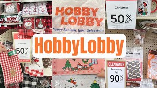 90 off Hobby Lobby  Shop with me at Hobby Lobby  50 Off Christmas decoration [upl. by Acirem]