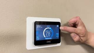 How To Set Up Lennox M30 Thermostat [upl. by Sulihpoeht624]