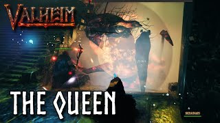 My First Time Fighting The Queen WITH FRIENDS  Valheim Boss Fight [upl. by Gillespie900]