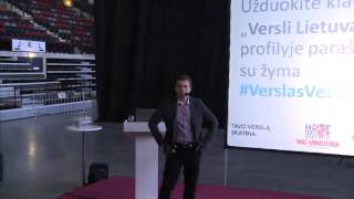 quotVerslas vežaquot verslumas  įgimtas ar išmoktas [upl. by Laural]