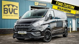 Ford Transit Custom Limited Doublecab Detailed Walkaround Walk amp Talk [upl. by Elo481]