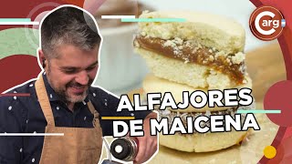 Cómo preparar ALFAJORES DE MAICENA ¡RECETA RÁPIDA [upl. by Maura]