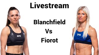 UFC Fight Night Livestream Erin Blanchfield vs Manon Fiorot [upl. by Persson]