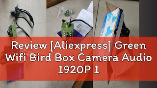 Review Aliexpress Green Wifi Bird Box Camera Audio 1920P 1080P IR CUT Night Vision RTSP FTP Mini [upl. by Ephraim]