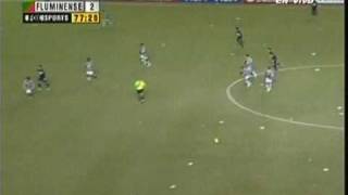 Gol do Thiago Neves fluminense vs boca copa libertadores 08 [upl. by Jar264]