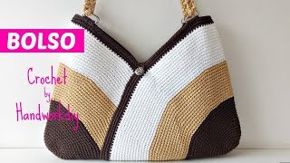 COMO TEJER BOLSO A CROCHET PARA PLAYA [upl. by Narra]