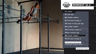 Open Workout 223 Standards [upl. by Akemihs]