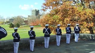 Virginia Tech Corps of Cadets honoring veterans [upl. by Nuawad291]