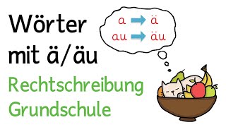 Wörter mit ä und äu erkennen  Grundschule Rechtschreibung Umlaute [upl. by Nelaf]