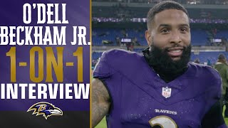 1on1 Odell Beckham Jr Talks Rams Win Tylan Wallace’s Touchdown  Baltimore Ravens [upl. by Aicylla]