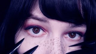 ASMR DEMON GIRL CAUGHT YOU 😈 SUPER CLOSE UP ROLEPLAY LONG CLICKY NAILS INTENSE PERSONAL ATTENTION [upl. by Nader]