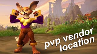 HOW TO START GEARING IN TWW  PVP Vendor Location  World of Warcraft [upl. by Euridice]