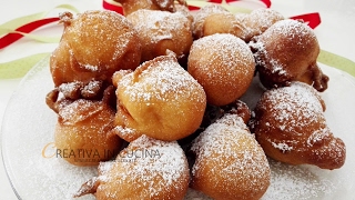 Frittelle di Carnevale ricetta semplice  ricetta di Creativaincucina [upl. by Laroc]