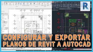 EXPORTAR PLANOS DE REVIT A AUTOCAD 🖍🔥 TUTORIAL 🍑 [upl. by Aikemot]