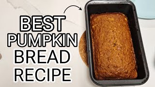 Easy and Moist Pumpkin Bread Recipe Step by step [upl. by Dragon89]