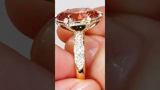 Madagascar Morganite Ring by Kat Florence gemstone diamond finediamonds designerjewelry [upl. by Karney]