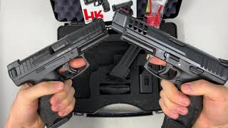 HK VP9 vs VP9L Long Slide 2020 9mm Push Button VP9LB Unboxing amp Review [upl. by Kraul]