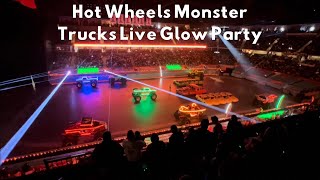 Hot Wheels Monster Trucks Live  Glow Party With Megasaurus [upl. by Euqinimod224]