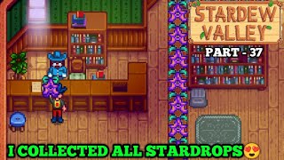 I Collected All Stardrops In Stardew valley😍 Going To Complete The Game  Jinesh Gaming  Part  37 [upl. by Iteerp349]