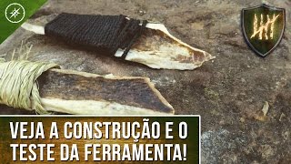 Como fazer uma faca de osso primitiva [upl. by Aneala]