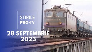 Știrile PRO TV  28 septembrie 2023 [upl. by Eneres]