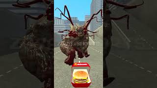 ZOOCHOSIS MUTANTS ANIMALS vs EXPLOSIVE BURGER in BIG CITY in Garrys Mod  zoochosis shorts [upl. by Aiekal]