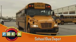 School Bus Depot  Virtual Field Trip  KidVision PreK [upl. by Setsero]