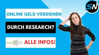 Mit Research Geld Verdienen durch WatchLab Meine Einschätzung [upl. by Legge]