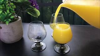 jus dorange et citron طريقة سهلة و سريعة لتحضير عصير البرتقال والليمون المنعش [upl. by Abbie772]