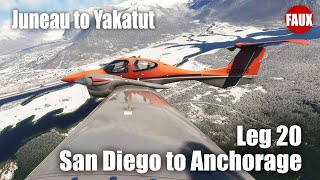 San Diego  Anchorage Leg 20  PAJN  PAYA  IFR  DA42  Pilot2ATC  Brunner Yoke\Ped  VR [upl. by Yentihw470]