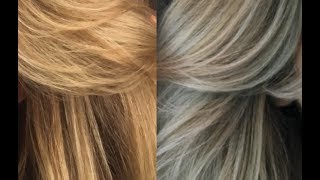 How to get rid yellow hair amp achieve perfect ash blonde  sposób na chłodny blond [upl. by Humph]