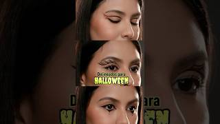 Delineados para Halloween 🎃 halloweenmakeuplook delineados halloween spooky delineadofacil [upl. by Ennairek]