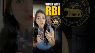 Work with RBIcasharathjyothsnaRBIinternshipjobstrendingyoutubeshorts [upl. by Shirley692]