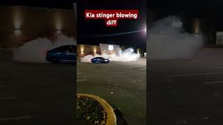 Kia stinger gt blowing diff shortsfeed automobile turbo kia shortsvideo shortvideo shorts [upl. by Star]