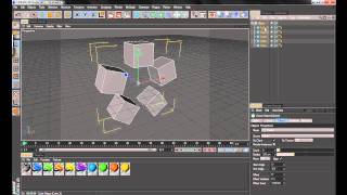 How to Have Multiple Materials on a Cloned Object in Cinema 4D [upl. by Lovering83]