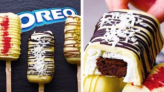 6 Amazing DIY Oreo Cookie Dessert Treats for a Delicious Late Night Snack  Easy Recipes by So Yummy [upl. by Kehr437]